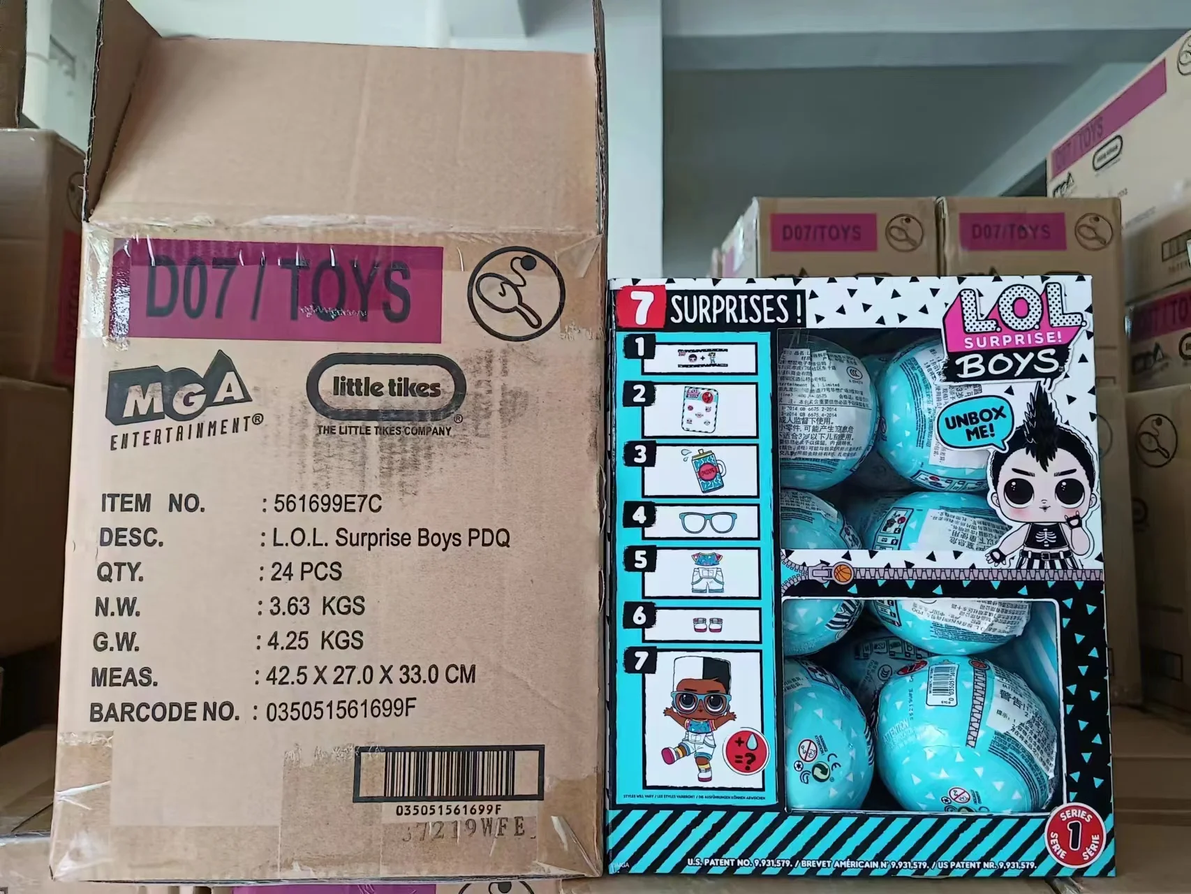 Chinese original Lol toys Surprise LOL Boys Dolls With 7 Surprises Lol balls