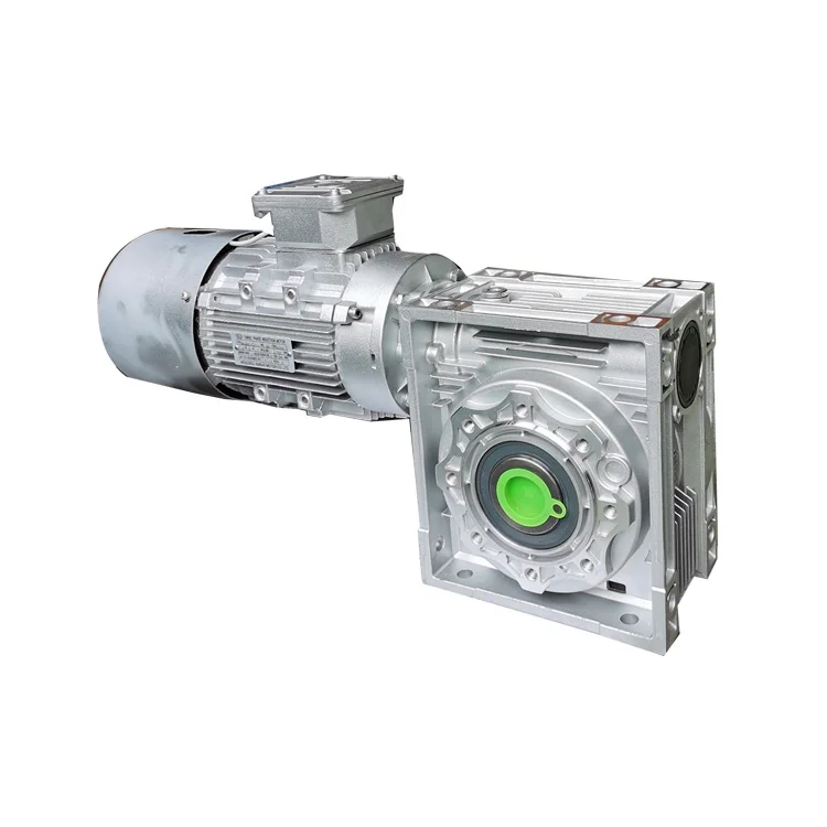 small bronze worm wheel  NMRV050 90B5 B14 gear reducer 7.5 to 100 ratio aluminum gearbox reducer