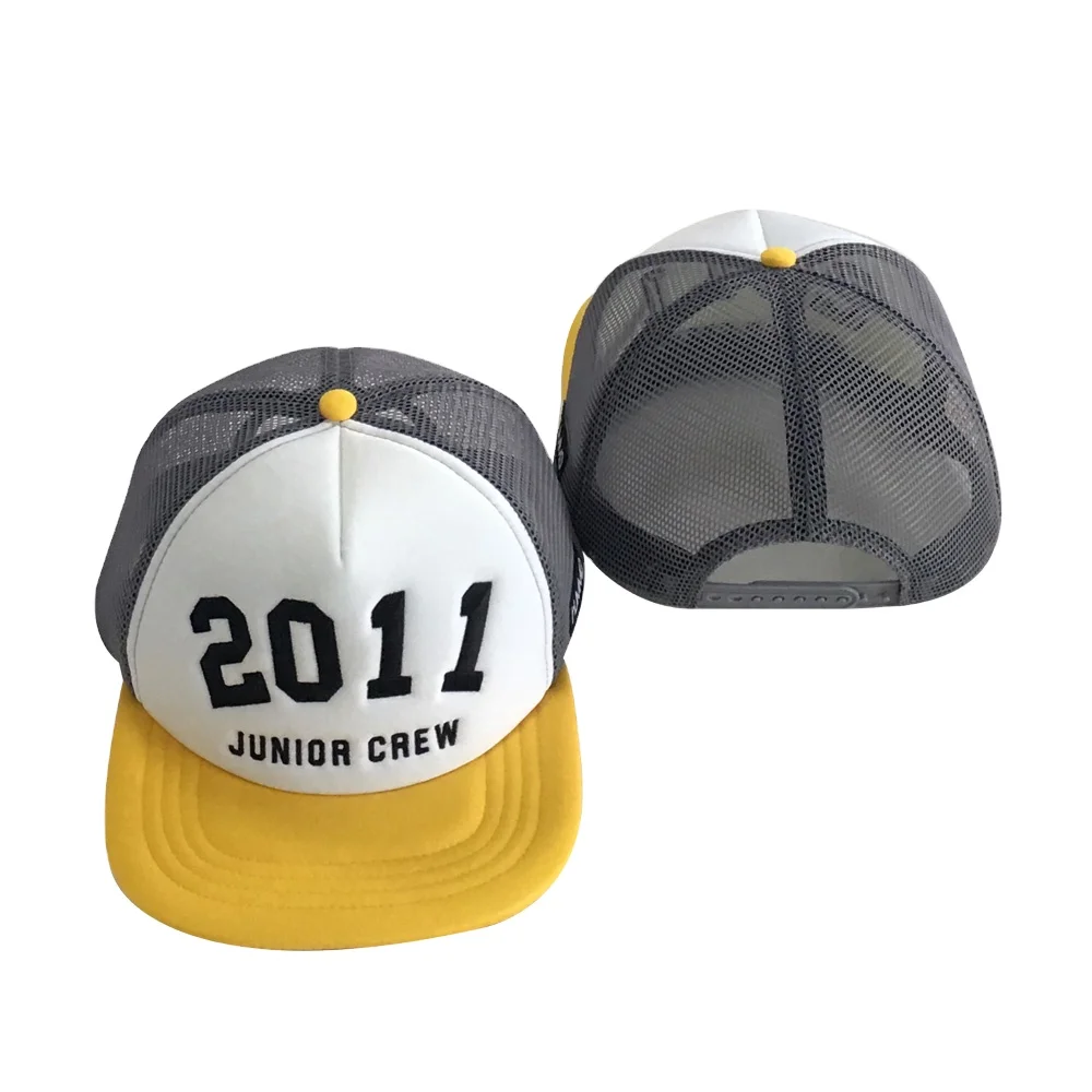 Custom Embroidery/Print Foam Gorra Trucker Cap, Wholesale Blank Puff Mesh custom made Trucker Hats