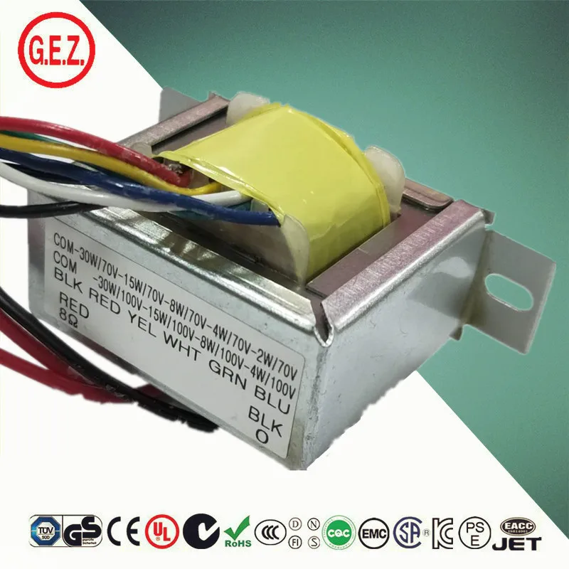 70vV 100V 30W 15W 8W 4W EI48 трансформатор аудио индивидуальные масляные силовые трансформаторы