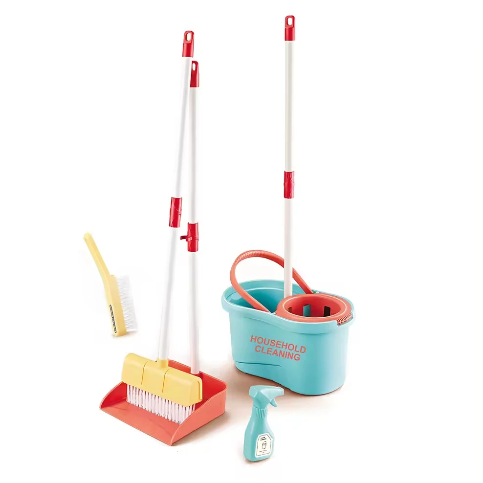 Electric vacuum cleaner sweeper toy with music and light children pretend play cleaning set toy kids educational toy