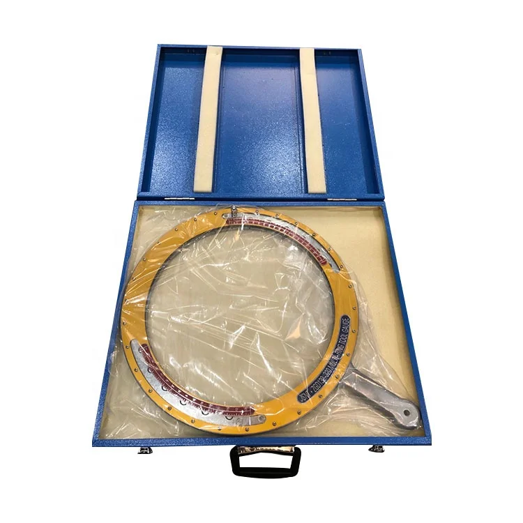 New design drill gauge ZG130-320,ZG 270-510mm portable double scale drill tool gauge in oilfiled drill bit gauge