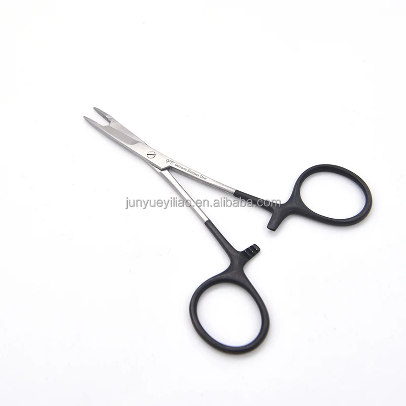 German Grade Gillies Needle Holder With Scissors Super Fine