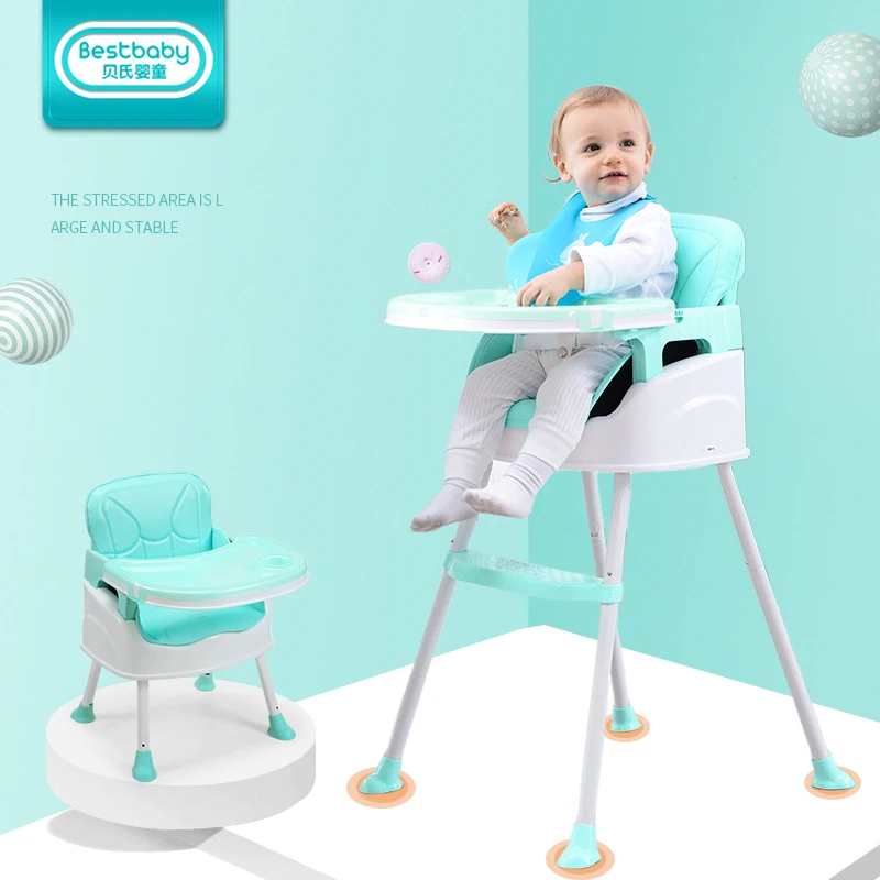 Removable Seat Four Modes Multifunction Anti-Rollover Highchair Baby Dinning Chair Kids Feeding Chair Baby High Chair