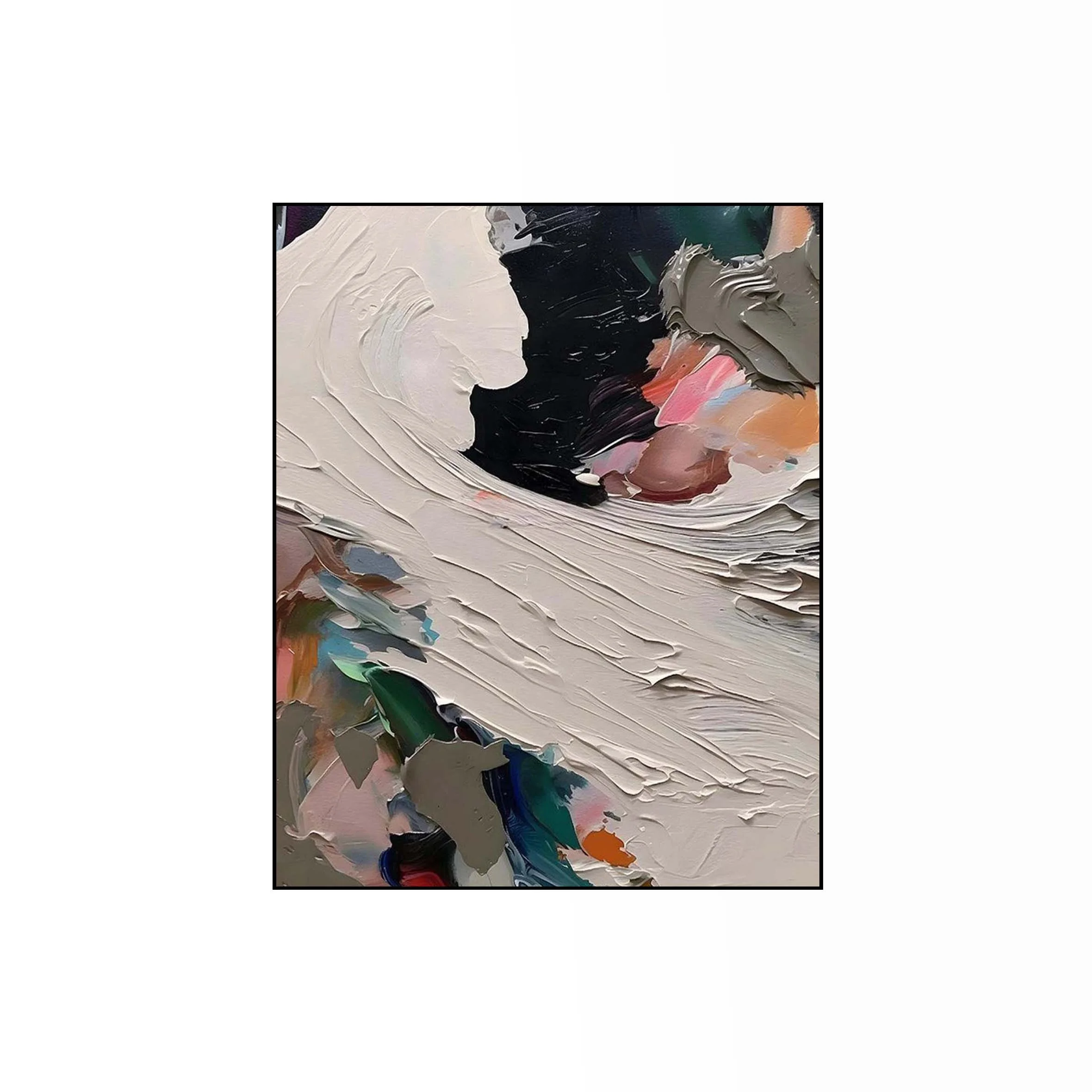 Darling DRZ87 Dropshipping Customized Oversized Huge 3D Abstract Modern Oil Painting On Canvas Handmade Large Wall Art