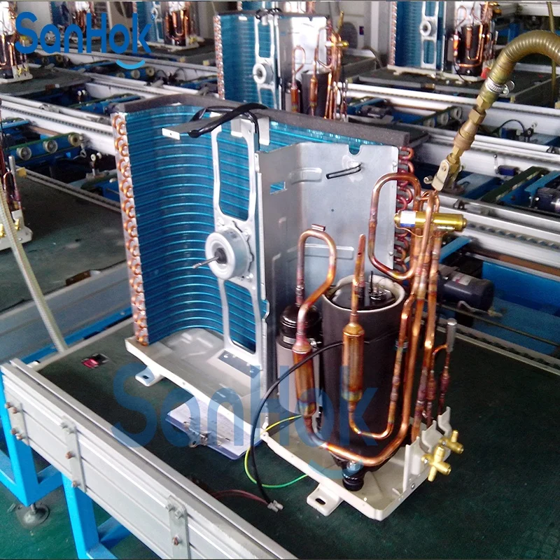 Factory Tooling Board Speed Chain Conveyor Automatic Car Air Conditioner Assembly Line