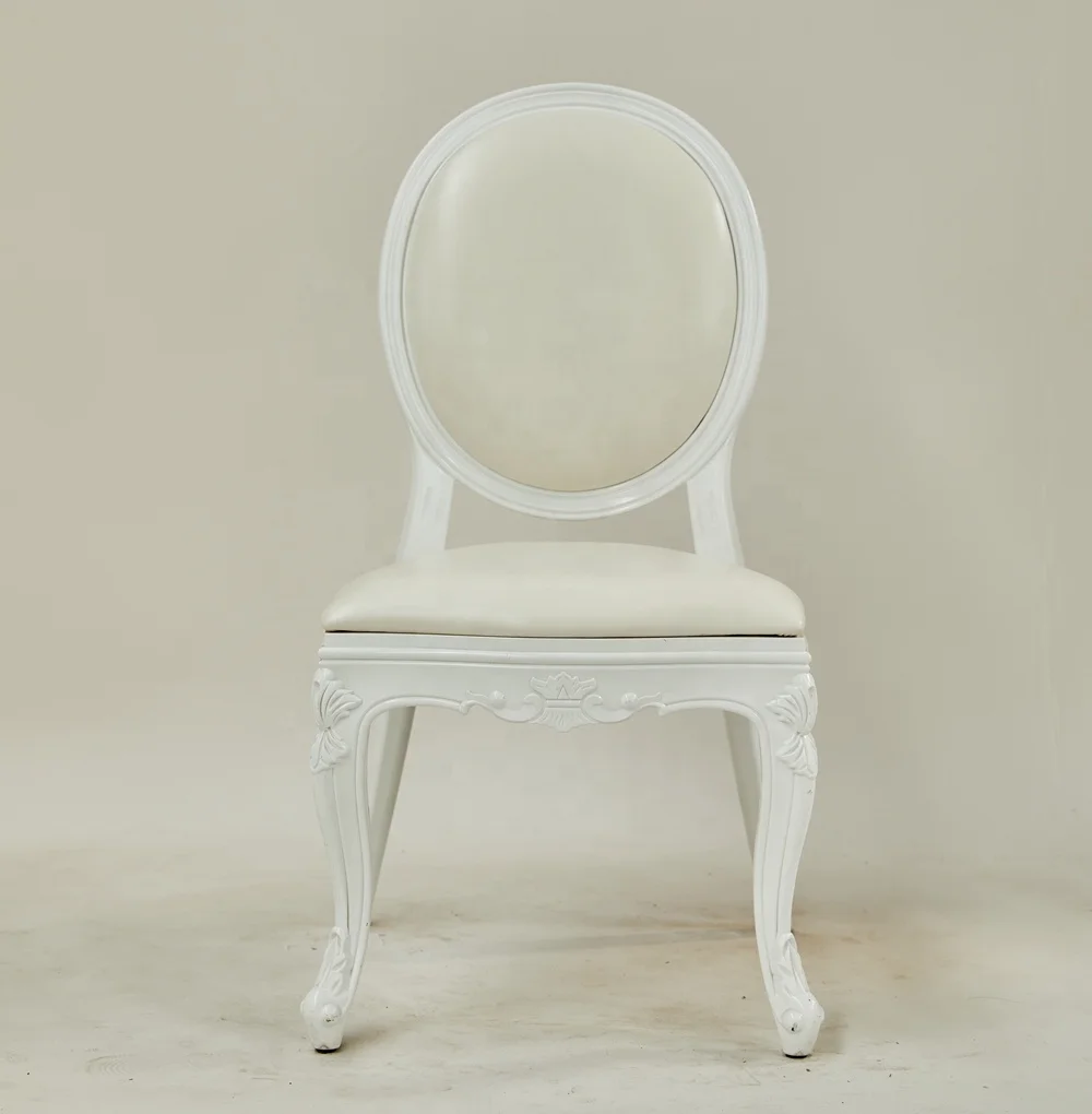 White Plastic Wedding Event Banquet Dining Ghost Chair