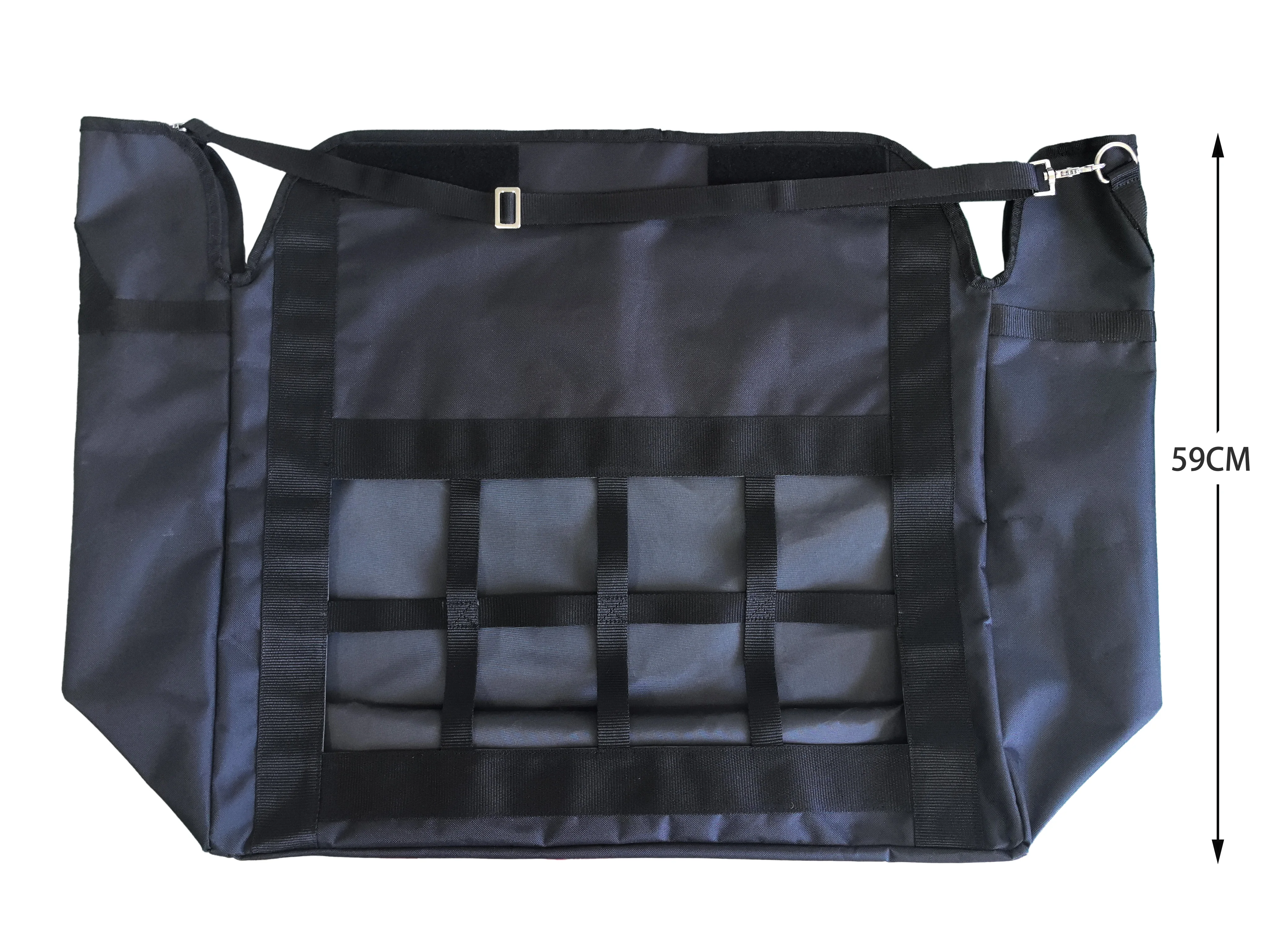 Factory PVC  Feeder Tote Bags Horse Feeding Bag Large Slow Feed Horse Hay Bags With Adjustable Carry Strap