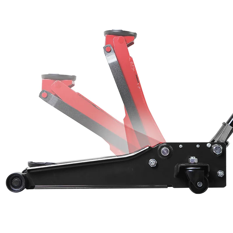 3T Flooring Car Jack Low Profile Steel Hydraulic Large Size Tray floor jack with dual pump for car SUV