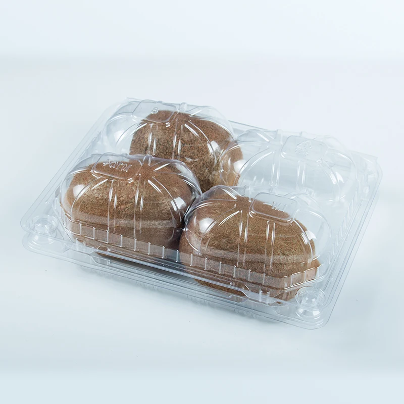 Factory Direct Supply Fruit Punnet Container Durable Eco-friendly Transparent Clamshell Fruit Punnet