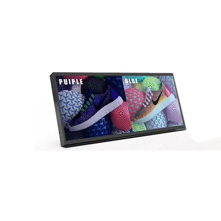29.6 Inch Stretched bar Lcd Display Support 1920*766(RGB), Outline Size 730*320 Mm,commercial Digital Signage and Display