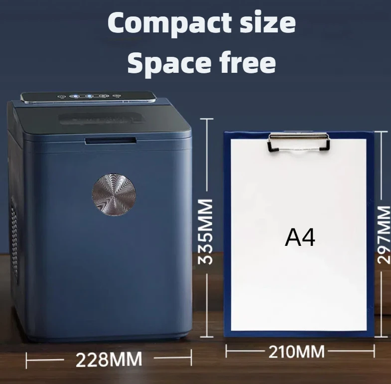 12KG/24H Ice Maker Machine OEM&ODM Manufacturer Small Ice Making Machine Commercial Household Ice Maker With Handle