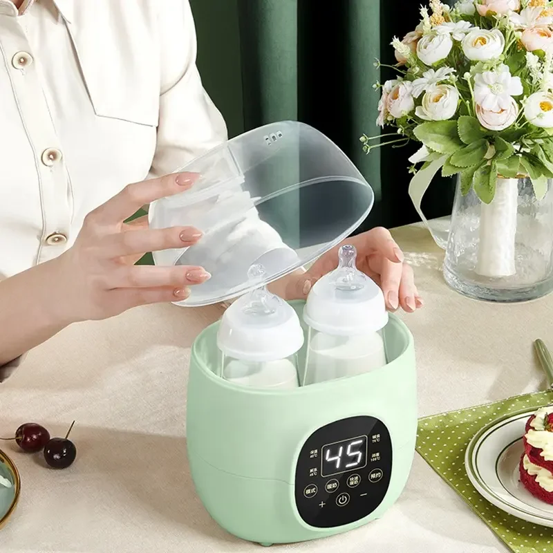 Exquisitely Designed 5-in-1 Double Baby Food Maker Heater BPA Free 24hrs Constant Fast Milk Bottle Warmer