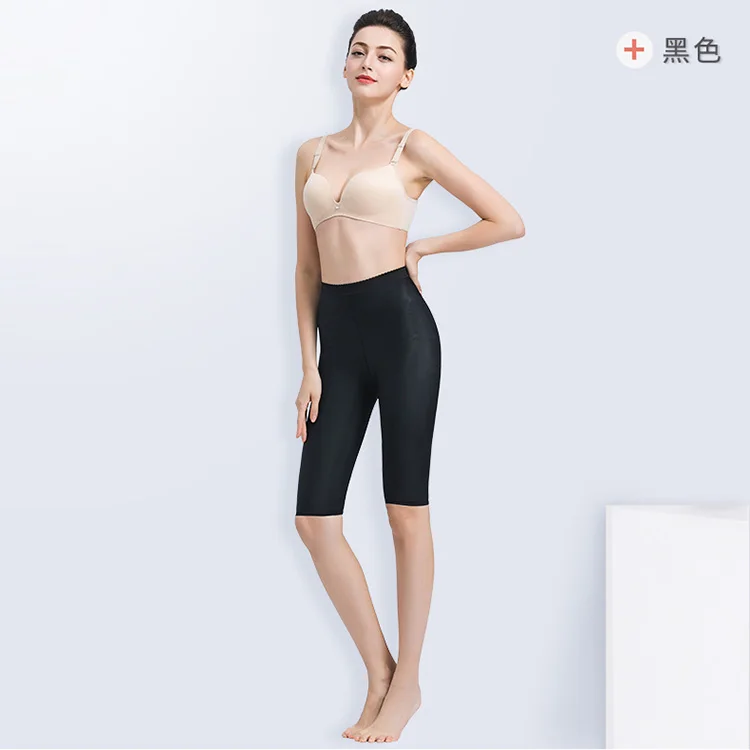 Knee length with front hooks Bodyshaper pant for women after thigh liposuction surgery