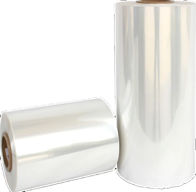 transparent roll pof shrink film with hot perforation