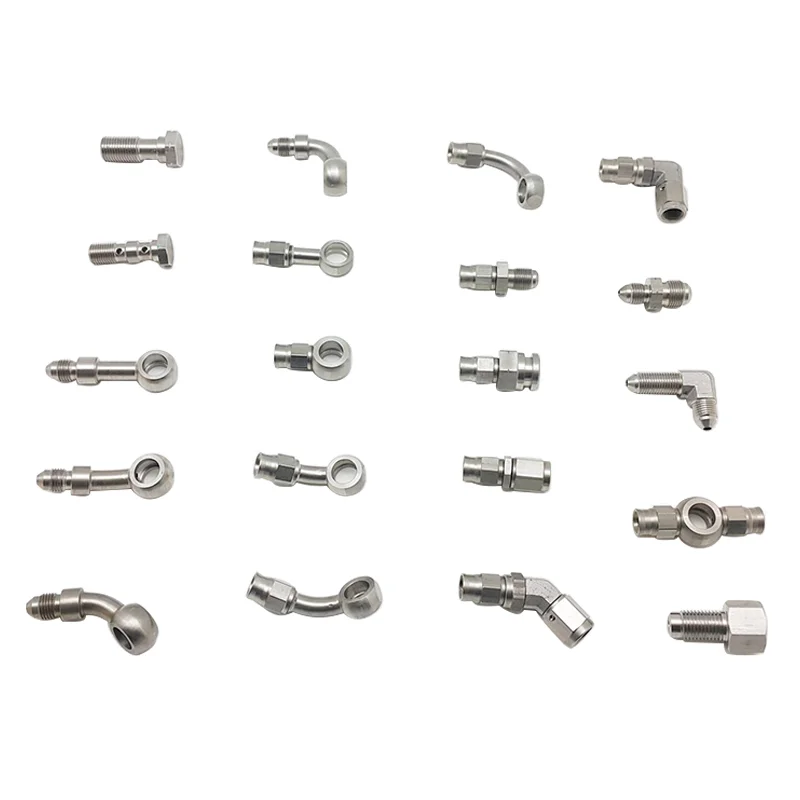 Custom manufacture hydraulic banjo brake hose end fitting