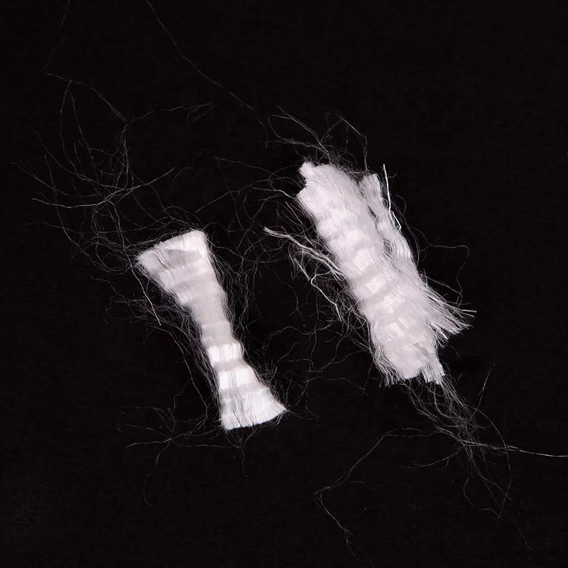 
18mm chopped UHMWPE fiber, short uhmwpe for concrete 