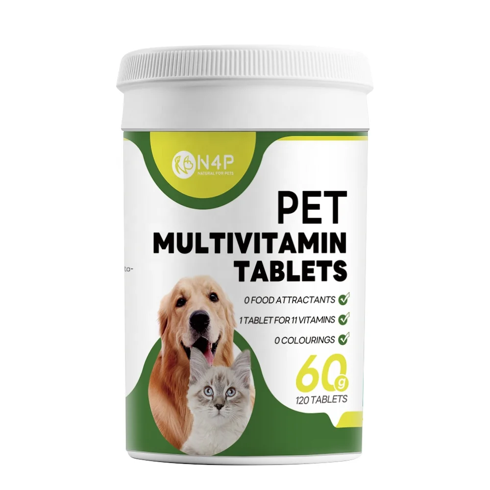 N4P Multivitamin Chewable Pet Dog Vitamin Supplement Vitamina Vitamine Folic Acid Gain Weight Vitamins For Dog