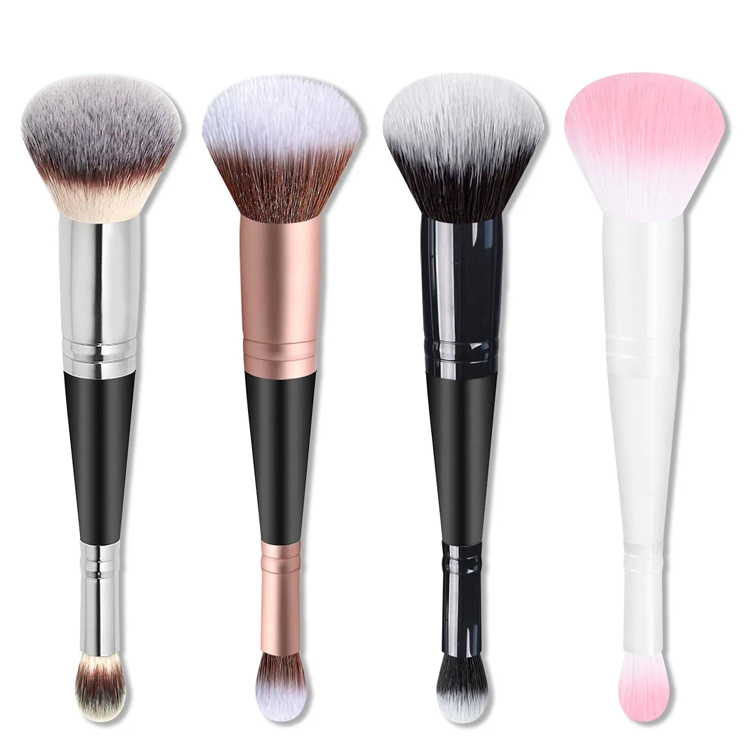 OEM beauty products tools kit 2023 New products two in one brushes two-headed brushes concealors foundation brushes on sale