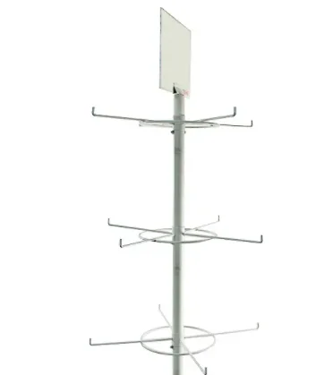 Retail Store Baseball Custom Hat Floor Stand Metal Display Rack, Metal Hat Display Stand Rack For Hat Retail Store