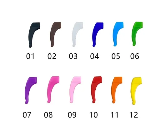 High Quality Non-slip Sleeves Silicone Glasses Legs Ear Fixed  Brackets Prevent Falling Glasses Non-slip Eyewear Parts