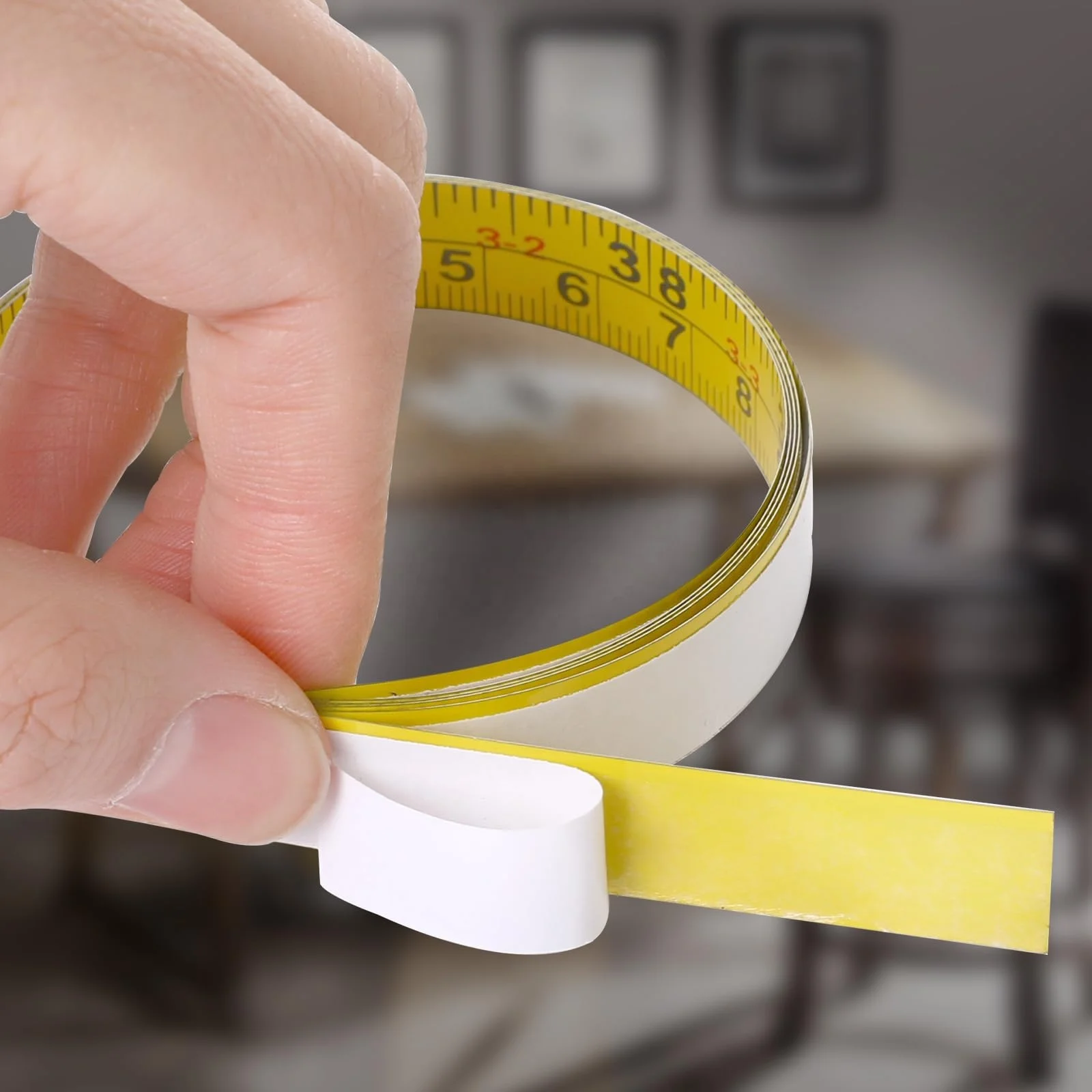 Self-adhesive Tape Measure Steel Ruler Metric Scale 1M-5M Length self adhesive   For T-track Router Table