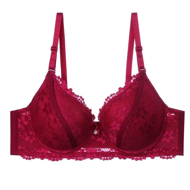 Comfortable foam no padded full cup bras for large breast indian women design hot sexy big cup bra