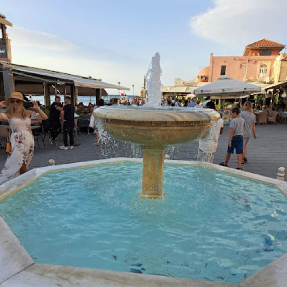 AWS Popular Outdoor Plaza Park Round Fountains Small Marble Decorative Fountain