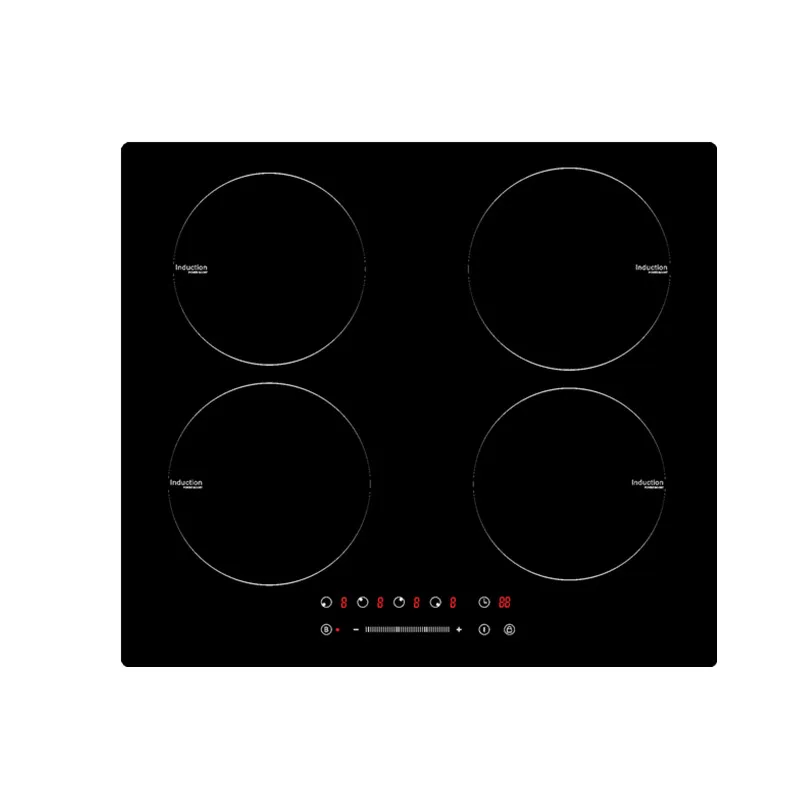 4-Zone Built-in Type Vitro-Ceramic Glass Top electric stove wif Induction Hob