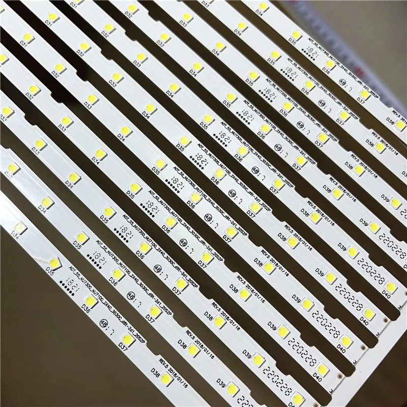 New original FOR  AOT_55-NU7100 led tv backlight strip bar for samsung 55inch 40 leds AOT 55 UN55NU7300 tv lcd backlight 100%NEW