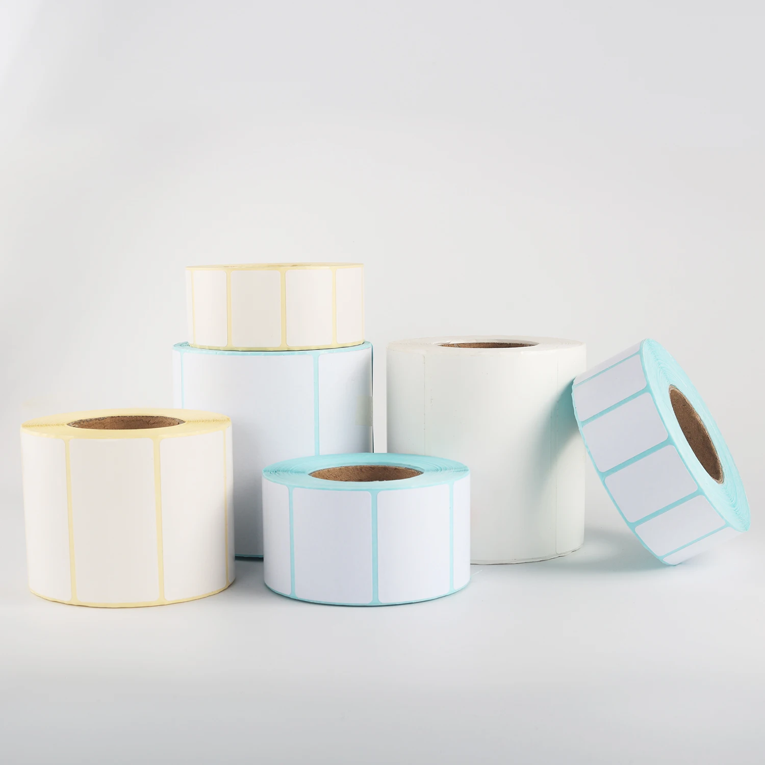 Wholesale Custom Printing Roll 4x6 Inch Direct Thermal Labels Clear Label Self Adhesive Sticker Shipping Label