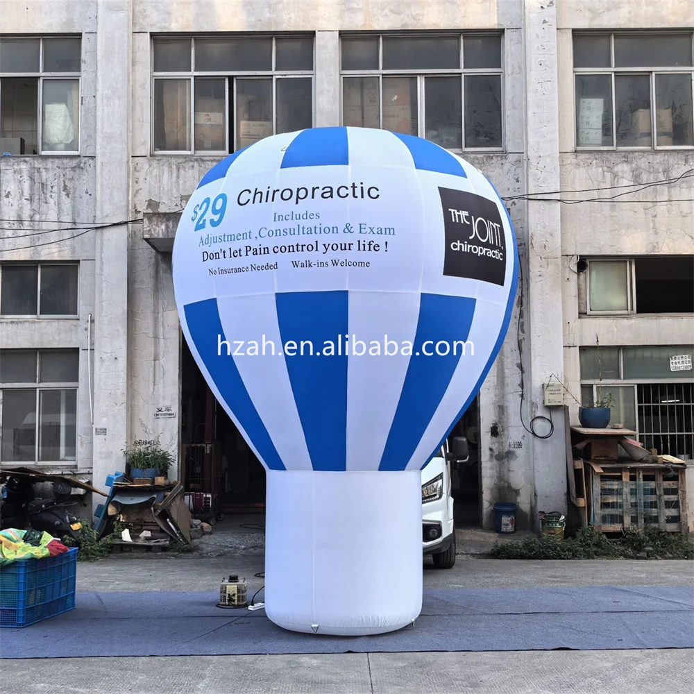 Customized Giant Inflatable Hot Air Balloon Inflated Balloons with LOGO Printed for Grand Opening Advertising Promotion