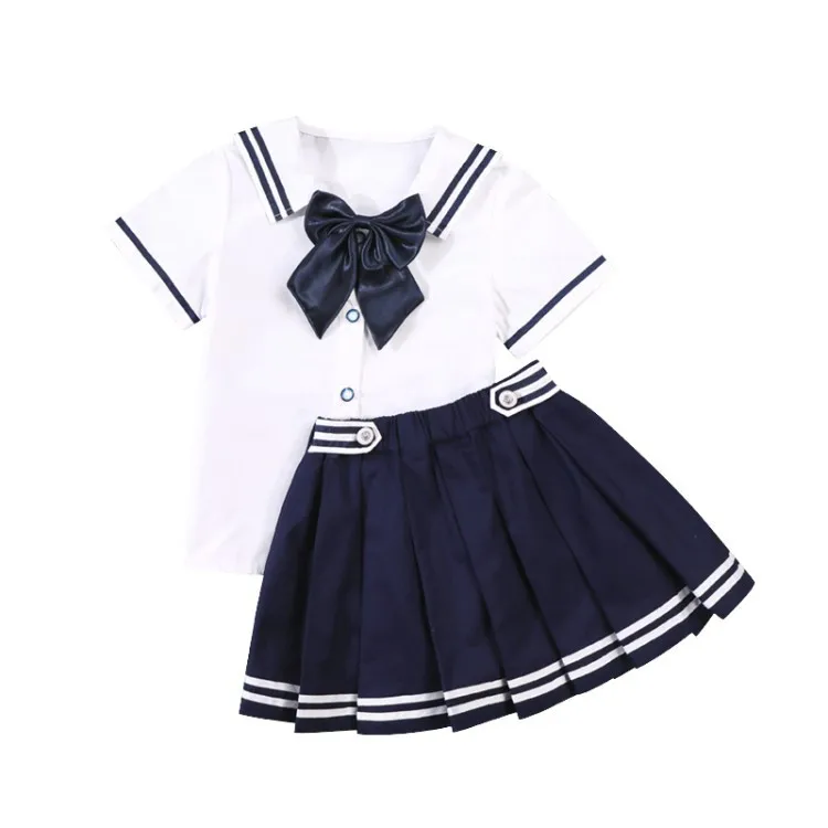 
Hot Fashion Customized Cotton Kindergarten School Uniforms School Uniform Sports Suit 