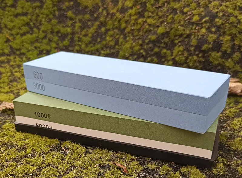 Knife Sharpener Stone Dual Side Whetstone Professional Kitchen Sharpening Grinder Oilstone Honing Set