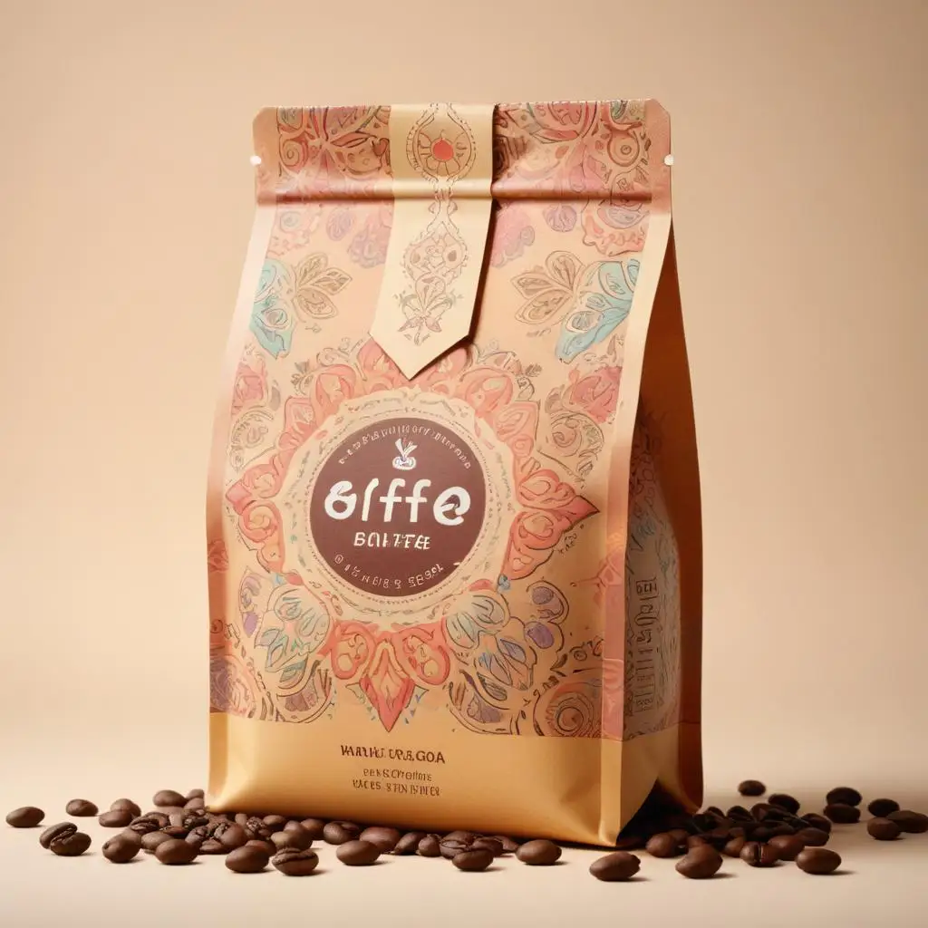 Custom Printed Eco Friendly Recyclable Flexible Chip Tea Coffee Food Packaging Reusable Flat bottom pouch