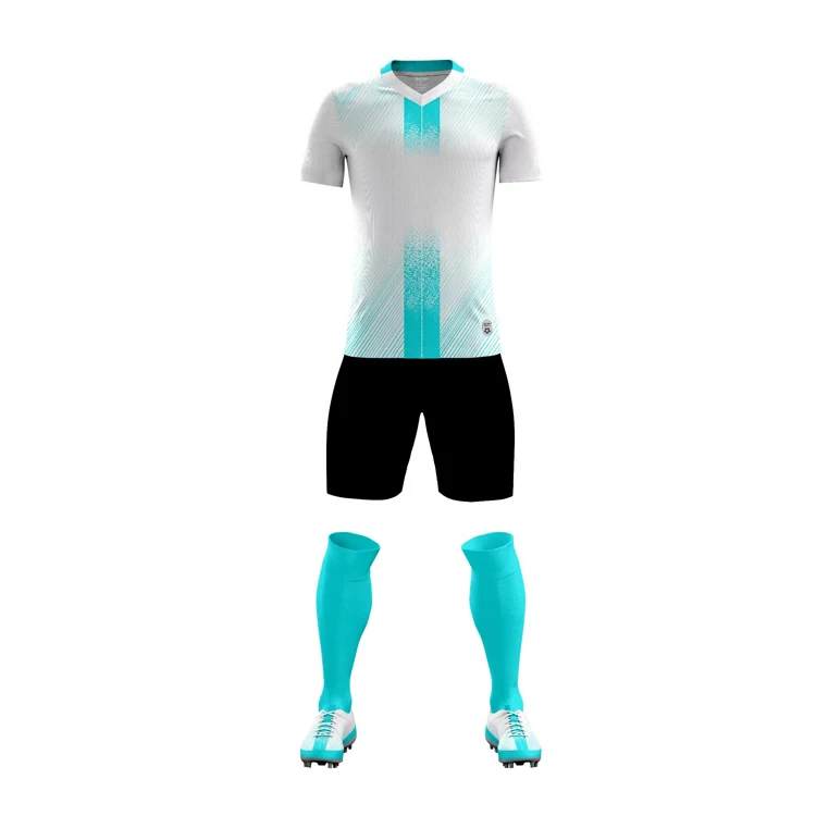 Custom Full Set Soccer Jersey Quink Drying Football Wear Team Training Soccer Wear