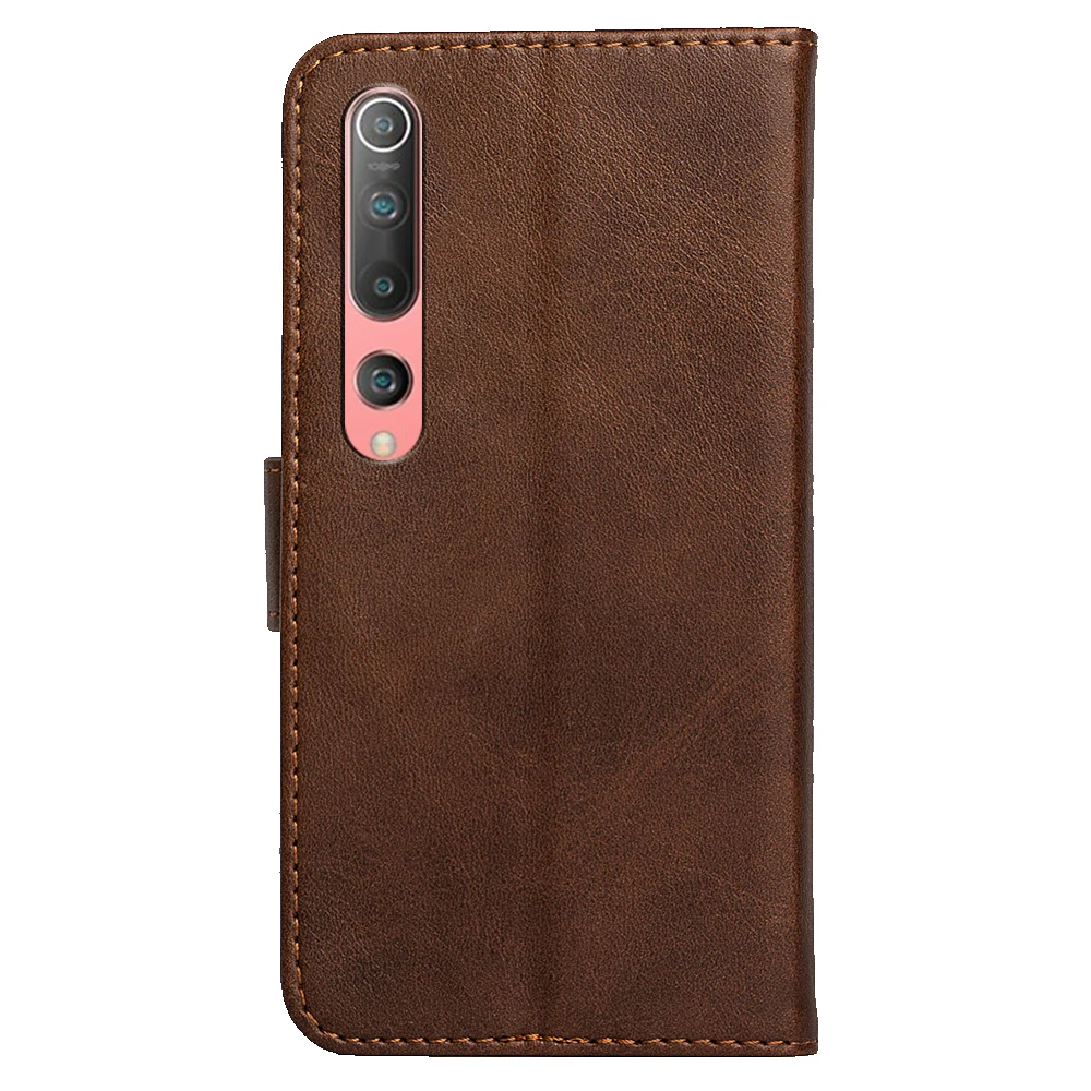  Кожаный чехол-бумажник в стиле ретро для Xiaomi Mi 10 Pro Note 9 CC9 CC9E A3 Redmi 7 Go K20 7S 8 8T