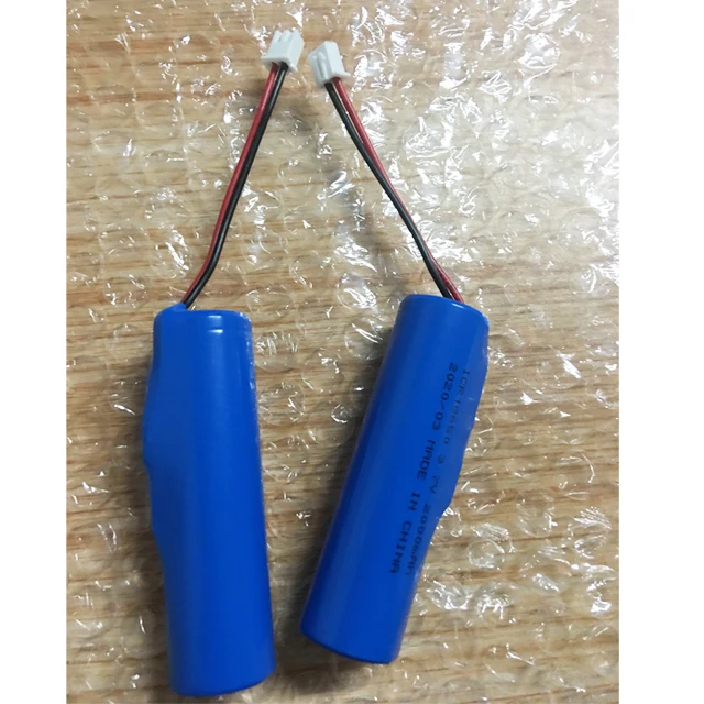 Welcome OEM 3.7v 2000mah 18650 Rechargeable Li-ion battery with XH 2P connector for flashlight