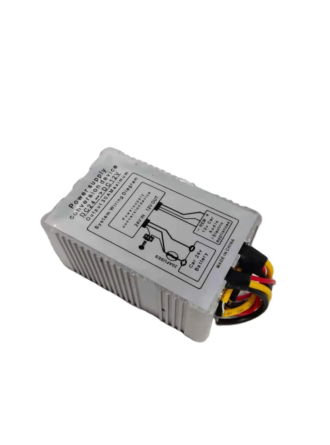 Car Power Supply Transformer 5a 24v to 12v converter