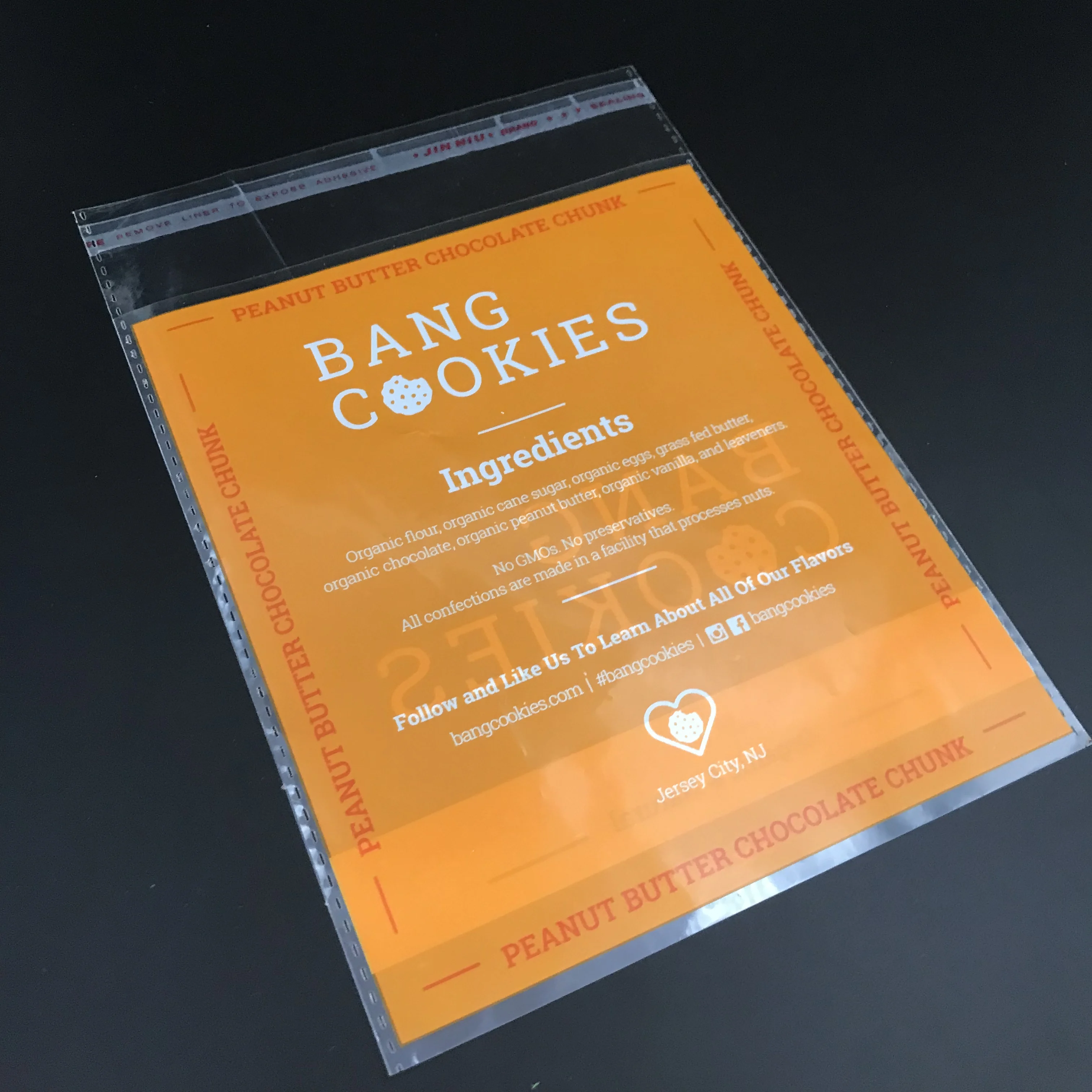 Customized Printed Mini Clear Header Plastic Bags Jewelry Clothing Packaging Plastic Opp Self-Adhesive Bags With Logo