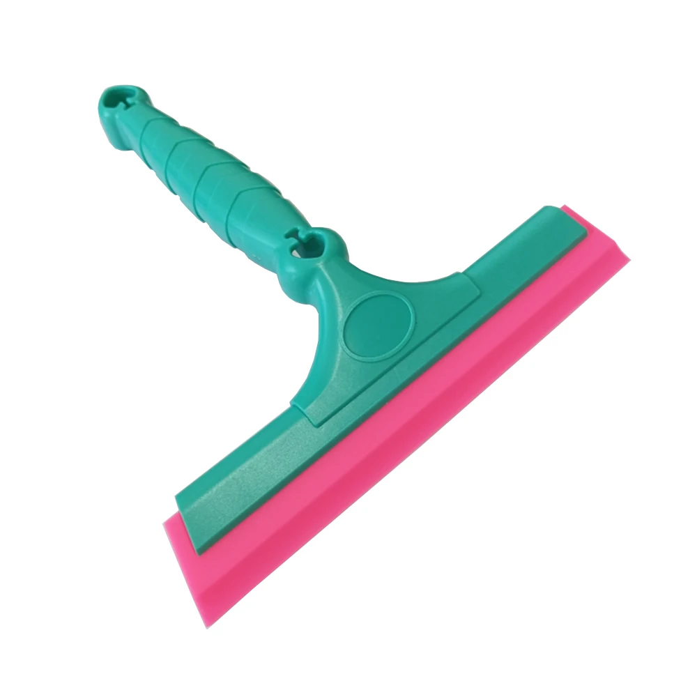 Car Tint Squeegee Replaceable Soft Rubber Blade Plastic Long Handle Anti-Slip PPF Scraper Window Water Cleaning Remover Tools