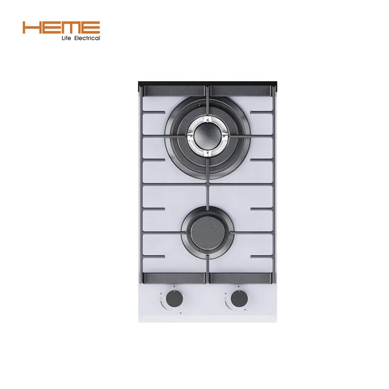 CE Certificate China Wholesale Gas Cooktop Factory Built In 2 Burners Gas Cooker With Safe Device