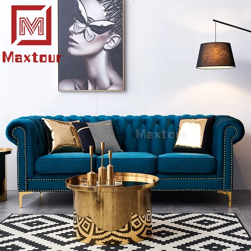 Foshan Shunde supplier couch living room sofa modern style funiture fabric sofa with chaise longue for home