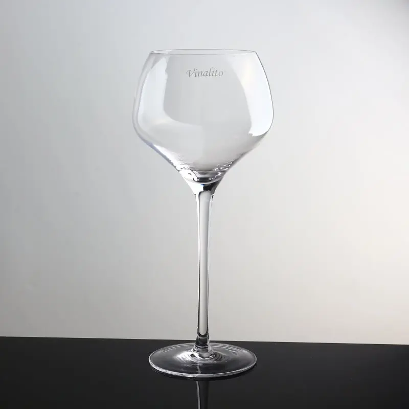 500ml lead-free crystal long stem Bordeaux Burgundy Clear Tasting red and white wine glasses modern champagne glassware