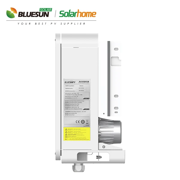 bluesun 2022 new inverter 30kw 33kw roof home solar system use on grid inverter factory price tuv Germany