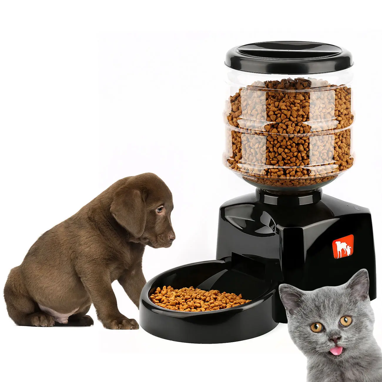 2021 hot-selling large-capacity 5.5L automatic pet feeder, simple timing and quantitative operation,electric pet food feeder.