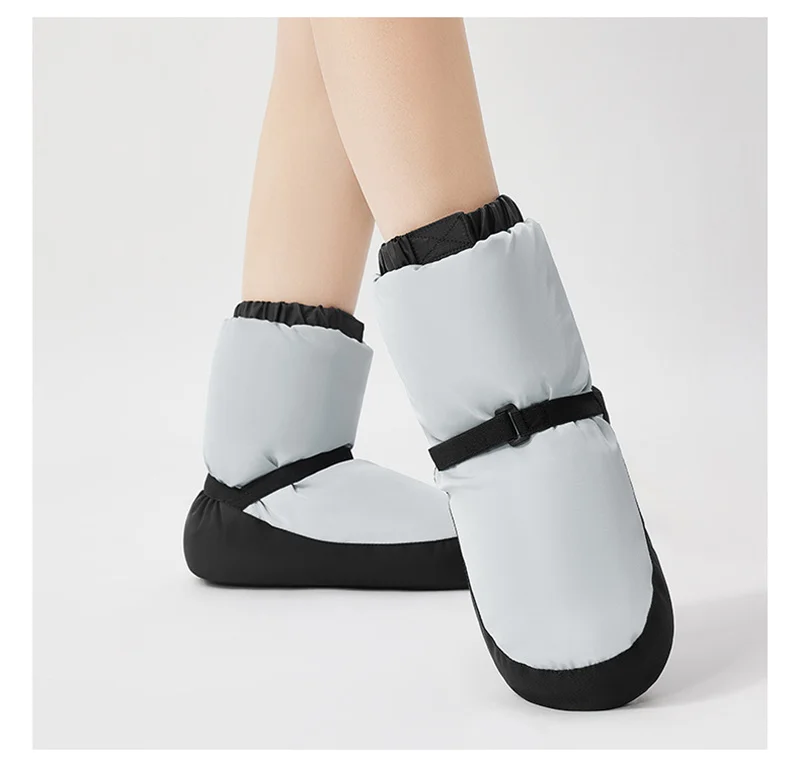 Hot Sale Cheap Foldable Kids Girls Women Adult Many Colors Winter Warm Up Jazz Dance Boots Ballet Booties