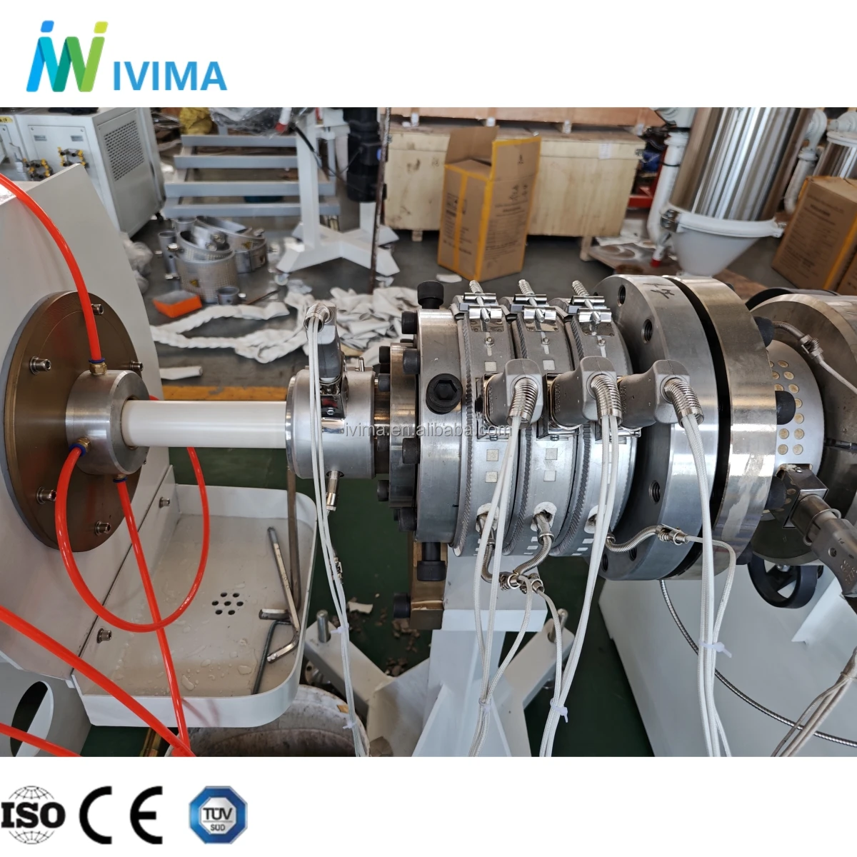 Conical Twin Screw PVC Pipe Extruder/UPVC CPVC Pipe Making Machinery for PVC Water Tube Production