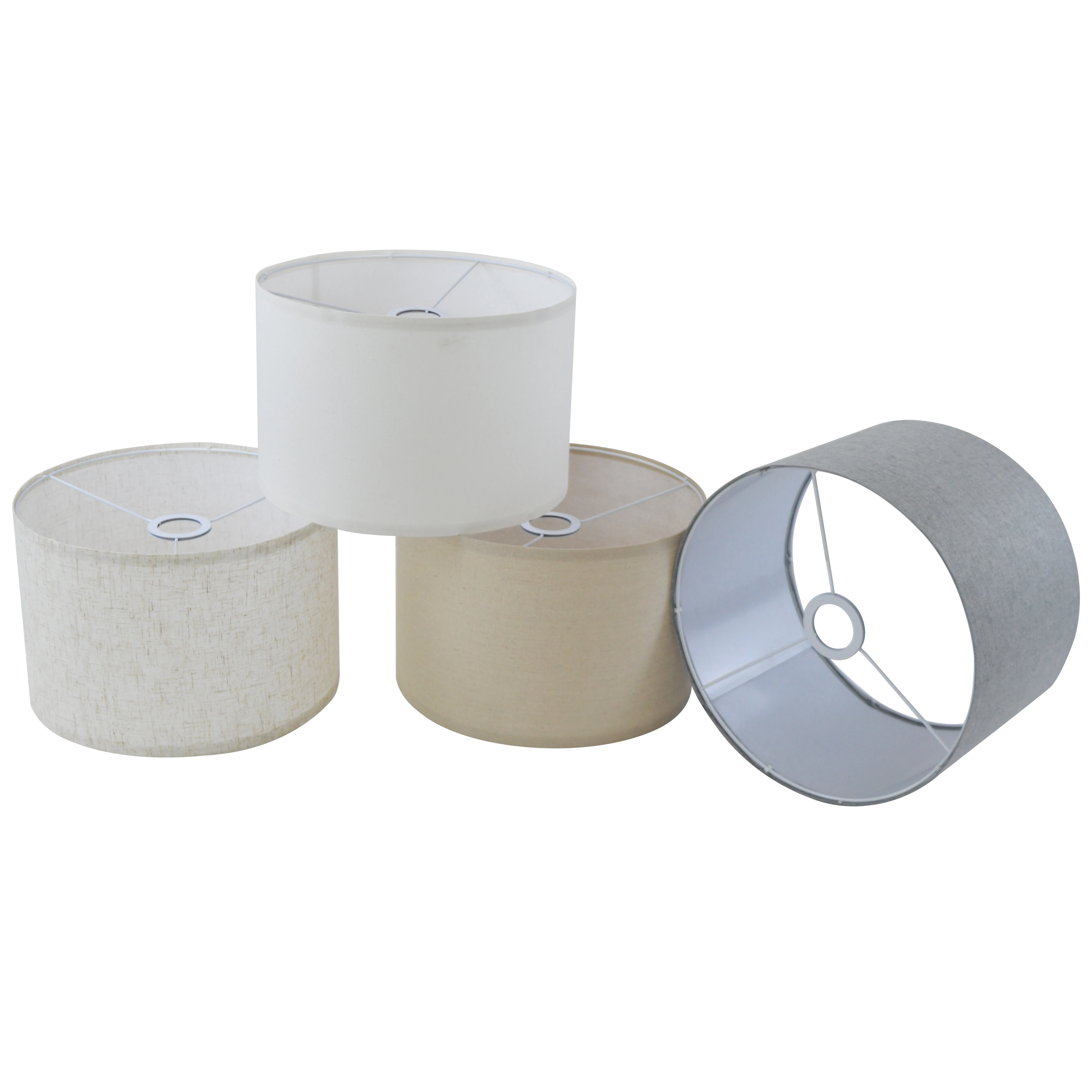 Table Lamp Lampshade Floor Lamp Beige Fine Linen Lampshade Removable And Washable Buckle Lampshade