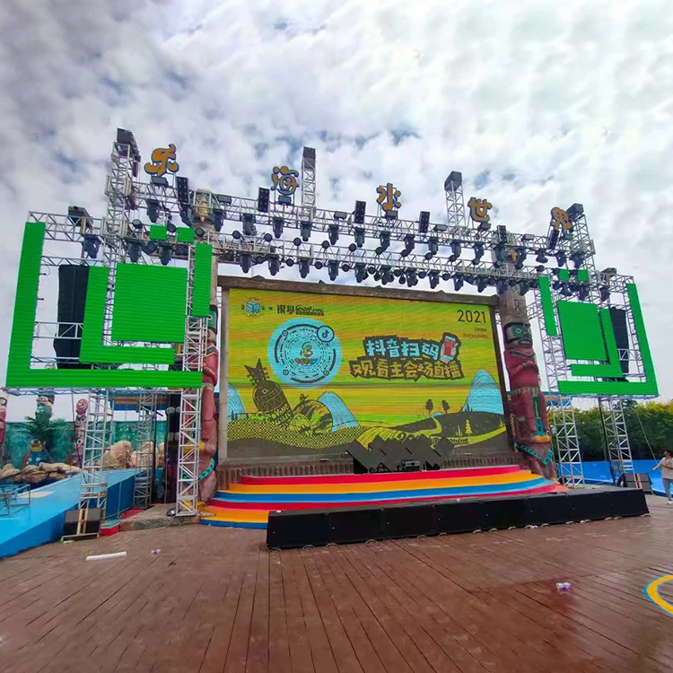 Outdoor waterproof P3.91 led screen display advertising board IP65 LED billboard Rental Led Screen Display